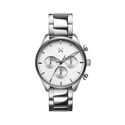 Imagen de MVMT Reloj Analógico de Cuarzo multifunción para hombre con Correa en Acero Inoxidable plateada 28000230 D
