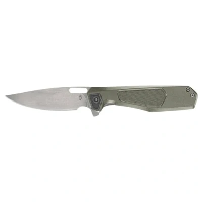 Imagen de Gerber Navaja Plegable con Gancho para Bolsillo, Longitud de Hoja: 7,9 cm, Verde, Acero Inoxidable D2, Minisada, 1067522