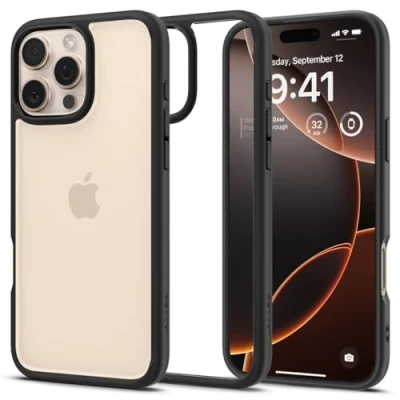 Imagen de Spigen Ultra Hybrid TPU Back Cover Negro Apple iPhone 16 Pro Max