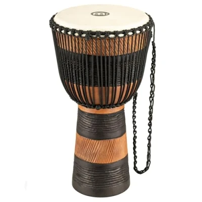 Imagen de Meinl Percussion ADJ3 L+BAG Earth Rhythm Series Djembé, 30.48 cm, tamaño grande, incluye bolsa, color marrón oscuro
