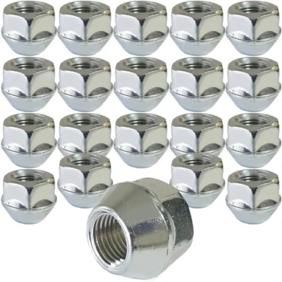 Imagen de 20 tuercas de rueda M12 x 1,25 60 Cono SW 19 mm compatible con Subaru, Suzuki, Nissan