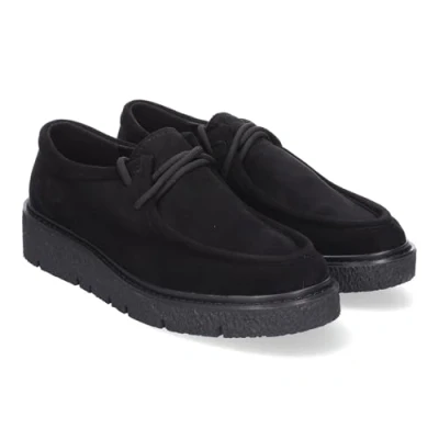 Imagen de 85992 Mocasines de Mujer, Estilo Wallabys, Comodos y Elegantes, Cierre Cordoneras, Ideales para el Dia a Dia. Negro Talla 36