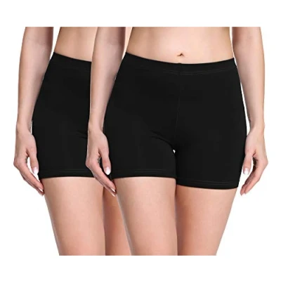 Imagen de Merry Style Culote de Ciclismo Mallas Cortas Leggins Mujer 2Pack MS10 283(2Pack Negro/Negro,S)