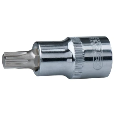 Imagen de KS TOOLS 918.1629 Piezas insertables de llave cubo DIN3120, ISO1174 T55 Acero cromo vanadio Torx moleteado
