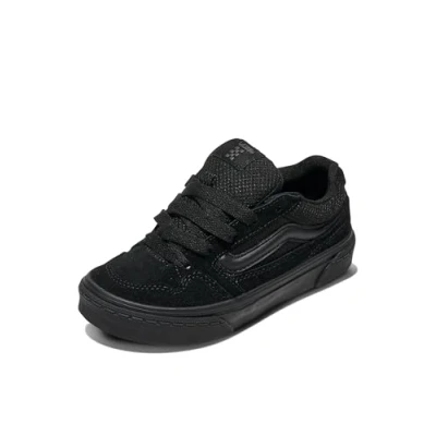 Imagen de Vans Caldrone, Zapatillas para Unisex niños, Suede/Mesh Black/Black, 27 EU