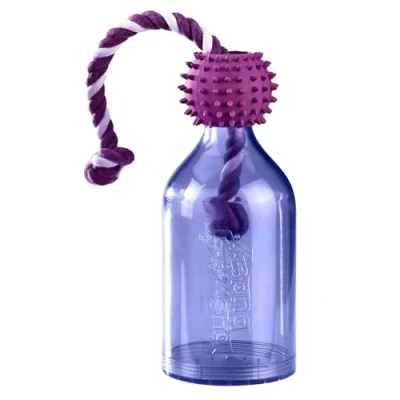Imagen de PetSafe Busy Buddy Tug A Jug Juguete para Perros, Cuerda de Morder Morder, Sistema Dispensador Comida y Adiestrador, Apto Todas Las Razas S