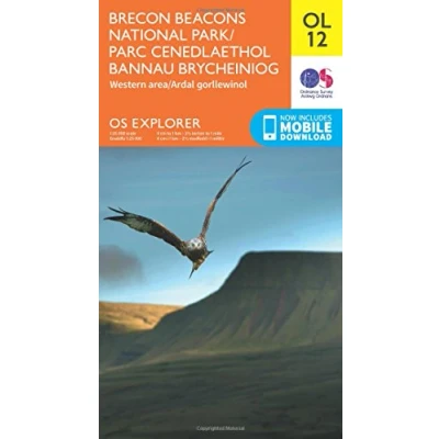 Imagen de Brecon Beacons National Park / Parc Cenedlaethol Bannau Brycheiniog Western Area Ardal Gorllewinol: OL 12 (OS Explorer Map)