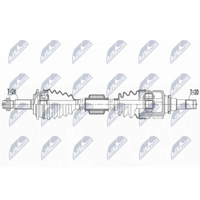 Imagen de Semi eje NTY NPW TY 185