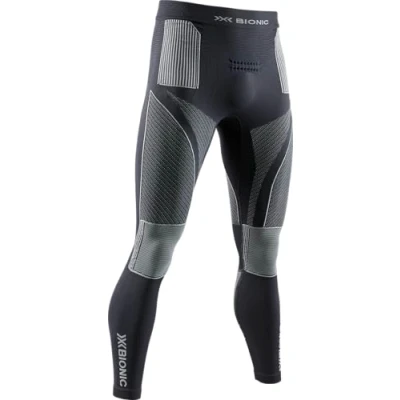 Imagen de X Bionic Energy Accumulator 4.0 Pants Men Capa De Base Pantalones Funcionales, Hombre, Charcoal/Yellow, 2XL