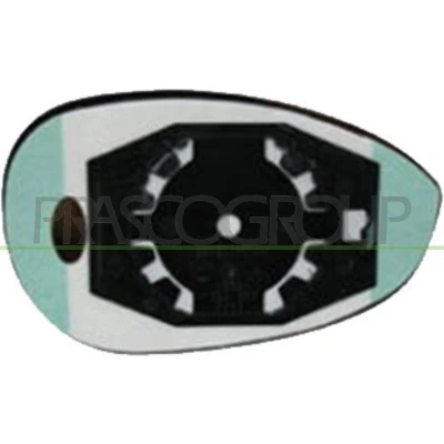 Imagen de PRASCO FT0307504 Cristal de Espejo izquierda FIAT: 500 C Cabrio, Grande Punto Hatchback, ABARTH: 500C / 595C 695C Cabrio