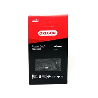 Imagen de Oregon 22LGX PowerCut Cadena de sierra para espada 40 cm con 62 eslabones, cincel completo apto motosierras Stihl