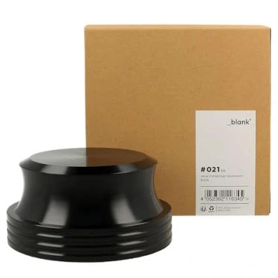 Imagen de _blank #021bk Estabilizador para Tocadiscos Peso del Disco Aluminio Negro 425g de Soporte