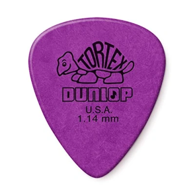 Imagen de Dunlop Tortex Púa de guitarra estándar 1,14 mm, color morado, paquete 24