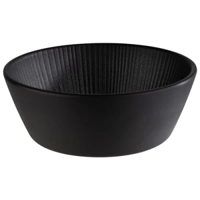 Imagen de APS 85272 Nero Cuenco en negro, diámetro de 15,5 cm, altura 5,5 0,45 litros