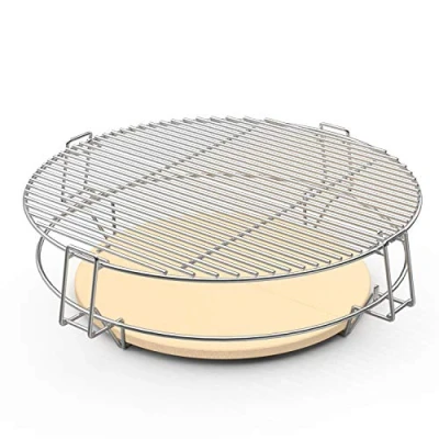 Imagen de Onlyfire Parrilla con Deflectores de Calor Combo Barbacoa Accesorios para Weber Carbón 57cm
