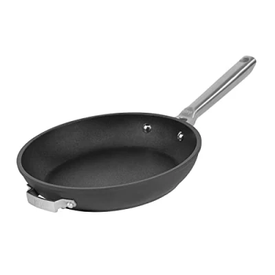 Imagen de Ninja Foodi ZEROSTICK Sartén para saltear apilable de 26 cm, antiadherente, aluminio anodizado duro, apta lavavajillas, horno y todo tipo cocinas, incluido inducción, en gris, C50026EU