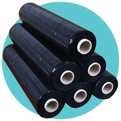 Imagen de Triplast PS250 Rollos de plástico color negro para embalaje automático (6 unidades 400 mm x 250 m)