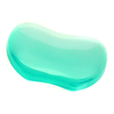 Imagen de TUKA Reposamuñecas ergonómico Extra Grande del Gel Cristales, Transparente Resto de muñeca, Suave Flexible Multiusos, Almohadilla muñeca Gel, Verde, TKC5111 Green