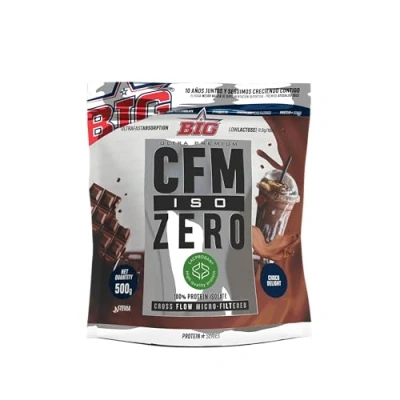 Imagen de BIG Proteina Isolada Proteinas Whey para Masa Muscular Protein Isolate Proteína en Polvo Materia Prima Premium Sin Grumos, Baja Lactosa, Azúcares Añadidos (500gr,Choco Delight)