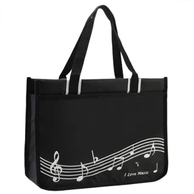 Imagen de Bolsa de hombro música,bolso mano música, tela nailon de,bolsa compras impermeable para mujer,bolsa viaje con cremallera alta nota,bolsa programa