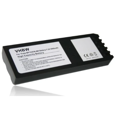 Imagen de vhbw Batería Recargable reemplaza Fluke 116 066, 668225, BP7235 para medidor (2500 mAh, 7,2 V, NiMH)