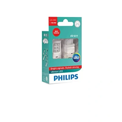 Imagen de Philips 11065ULRX2 LED foco de señalización para automóvil (W21W red), rojo, Set 2