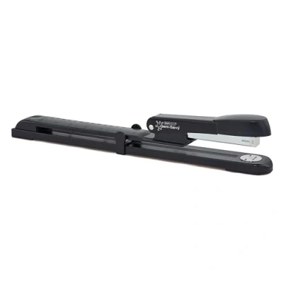 Imagen de Rapesco A590FBA3 Germ Savvy Antibacteriano, Marlin Grapadora de Brazo Largo, Negro