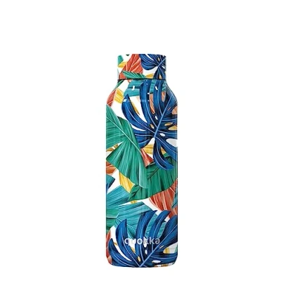 Imagen de Quokka Solid Color Jungle 510 ML Botellas De Agua Acero Inoxidable Sin BPA Botella Térmica Doble Pared Mantiene el frío y Calor para Niños Adultos