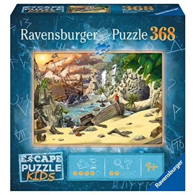 Imagen de Ravensburger Puzzle, La Aventura Pirata, Puzzle Escape Kids, para Niños, Edad Recomendada 9+, Rompecabeza de Calidad