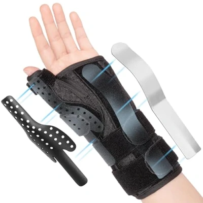 Imagen de joingood muñequera férula dedo pulgar,Ferula tendinitis de quervain derecha y izquierda,Muñequera tunel carpiano pulgar,Soporte mano para artritis,Nuevo pulgar(Izquierda,S)