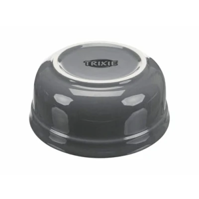 Imagen de TRIXIE Set comederos, 2 x 0.6 l/15 cm, Azul Petróleo/Gris, Perro