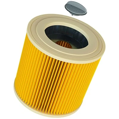 Imagen de vhbw Filtro de cartucho recambio para aspirador, robot aspiradora, multiusos reemplaza Kärcher 6.414 552.0, ...