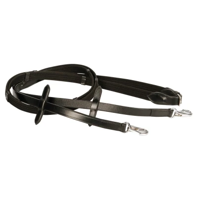 Imagen de Harry&#039;s Horse Riendas, correas, cierre de clip Cob Negro