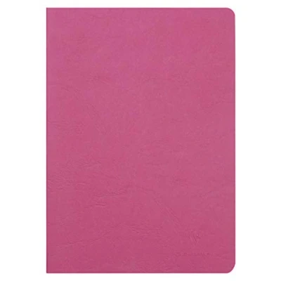 Imagen de Clairefontaine, 733002C, Cuaderno grapado, A4 (21x29,7 cm), 96 páginas blancas lisas 90 gr, Age Bag , Cubierta cartulina lustrada, Rojo