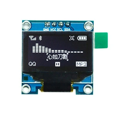 Imagen de HiLetgo 0.96&quot; I2C IIC OLED LCD Display 128X64 for Arduino 51 STM32 Raspberry Pi White Font