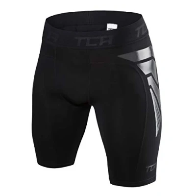 Imagen de TCA Pantalones Cortos CarbonForce Pro de Compresión para Hombre Negro, M