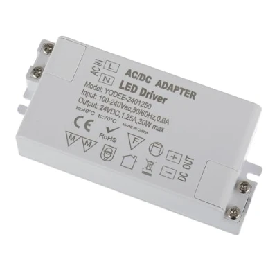 Imagen de EPLZON 24V 30W Transformador LED Controlador Electrónico 1.25A de Voltaje Constante Bajo Para iluminación luminarias