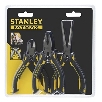 Imagen de STANLEY FMHT0 80524 Set mini alicates FatMax 3 piezas (Universal, diagonal y boca larga)