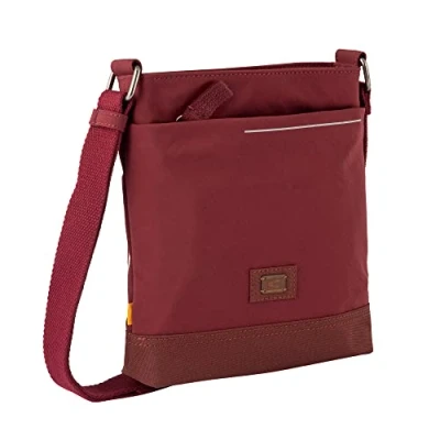 Imagen de camel active City Bolso bandolera para Hombre, 000193, Rojo Oscuro, 22x4,5x22