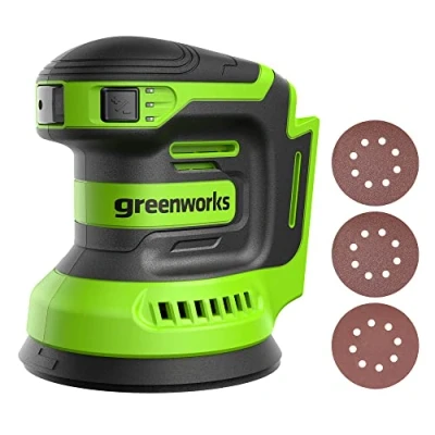 Imagen de Greenworks 24V Orbital Sander Kit, 5&quot; Random Variable Speed, Tool Only