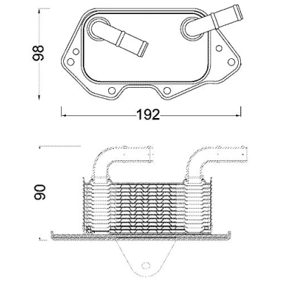 Imagen de MAHLE ORIGINAL CLC 186 000S Radiador de Aceite AUDI: A4 B8 Avant, A6 C7 B7 Berlina