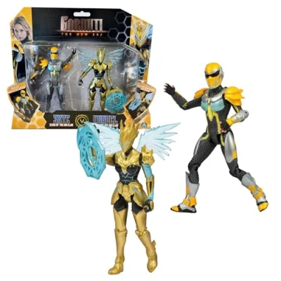 Imagen de Gormiti, Estuche de 2 Figuras 15 cm, Scion + Gormiti asociado, Modelo Air Skye y Windel, para niños a Partir 4 años, GRV191, Multicolor
