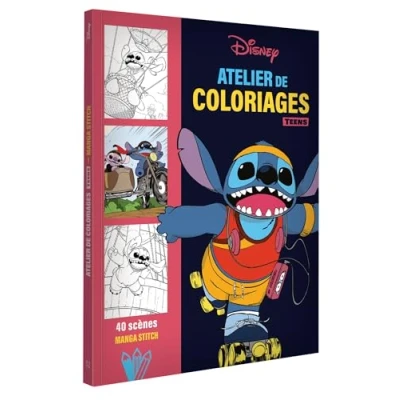 Imagen de Disney Teens Atelier De Coloriages Manga Stitch