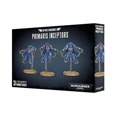 Imagen de Games Workshop 99120101193 &quot;Space Marines Primaris Inceptors Kit de plástico, Color Negro