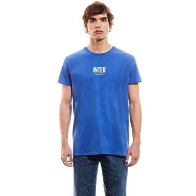 Imagen de Inter Camiseta Regular, Unisex Adulto, Azul Royal, S