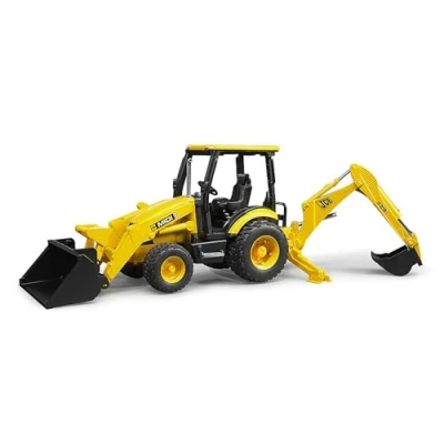 Imagen de bruder 02427 JCB MIDI CX retroexcavadora, obra, vehículo de construcción, juguete