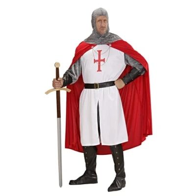 Imagen de &quot;CRUSADER&quot; (long coat, pants, belt, armbands, helmet, boot covers, cape) (XXXL)