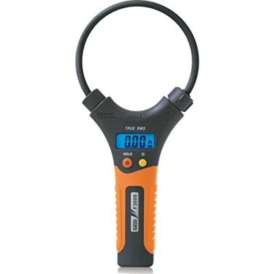 Imagen de HT Instruments Abrazadera de corriente con cabezal medición flexible, 0,1 A, 3000 Amp, TRMS, Cat Iv 600 V AC/F3000, precio por 1 unidad