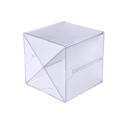 Imagen de Cubi Organizer Deflecto con divisorio a X trasparente DE350201