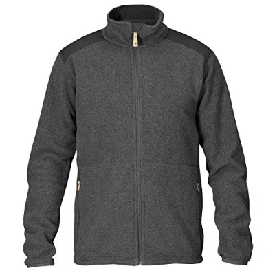 Imagen de Fjällräven Sten Fleece M Chaqueta de Lana, Hombre, Gris (Dark Grey), L